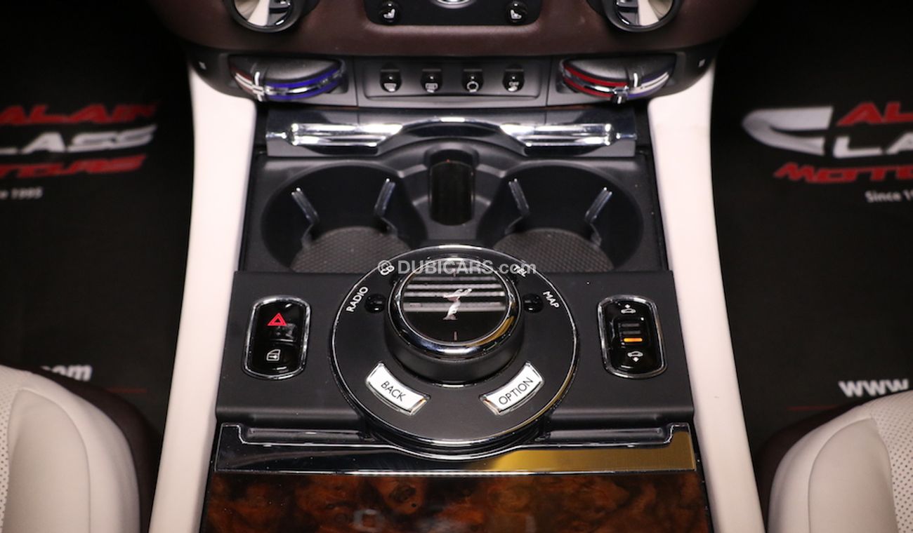 Rolls-Royce Wraith Original Color:  Brown | Silver  ( car with White Vinyl Sticker )