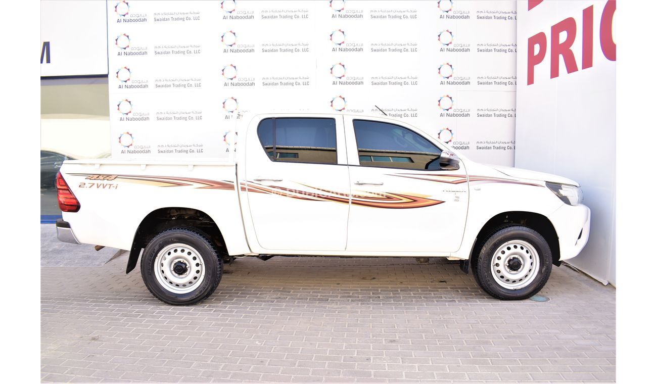 Toyota Hilux 2.7L GL AT 4WD DOUBLE CABIN PICKUP 2018 GCC