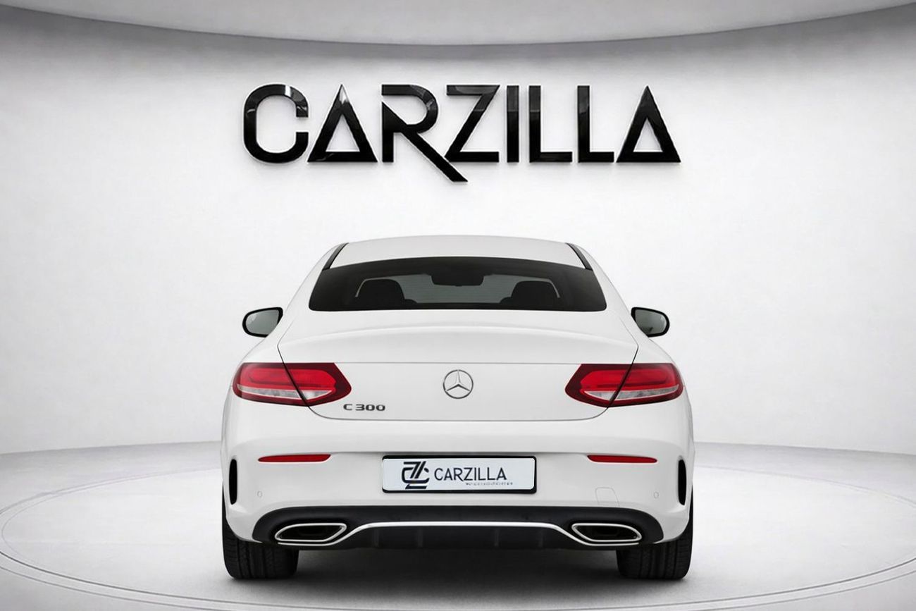 Mercedes-Benz C 300 Coupe AED 1,958 P.M l 0% Down Payment l C300 AMG Coupe l 1 Year Warranty