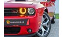 Dodge Challenger RT 5.7L V8 | 1,645 P.M | 0% Downpayment | Full Option | Low Kms!