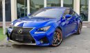 Lexus RC F 2016 V8 Agency Warranty Full Service History