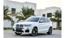 BMW X3 XDrive-28i M Kit - 3 Y Warranty!  - GCC - AED 2,134 per month - 0% Downpayment