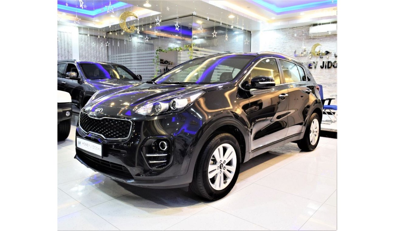 كيا سبورتيج (AGENCY WARRANTY) * ORIGINAL PAINT * AMAZING Kia Sportage 2018 Model!! in Black Color! GCC Specs