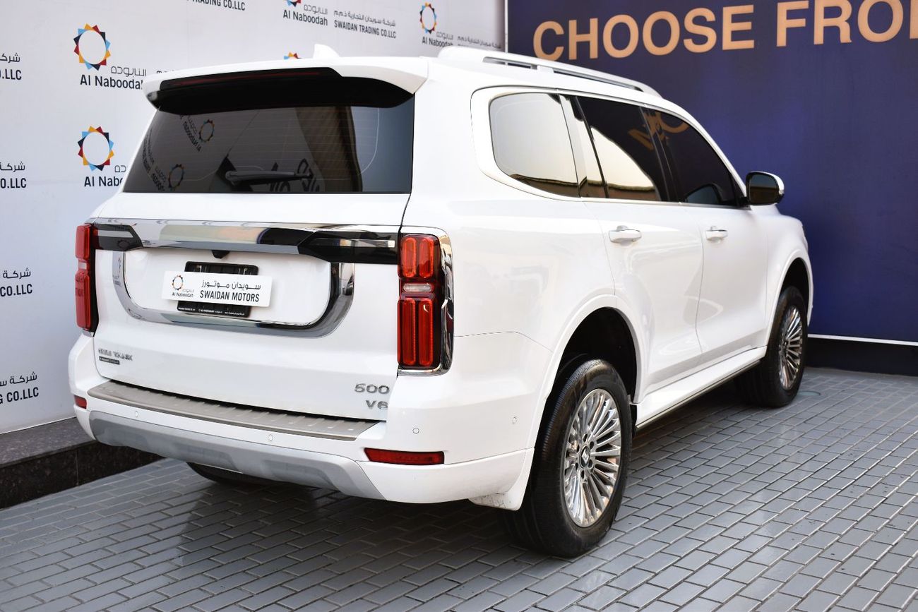 Tank 500 FROM 2,749 PM. PRESTIGE 4WD 3.0 TC AT. FREE MANUFACTURER