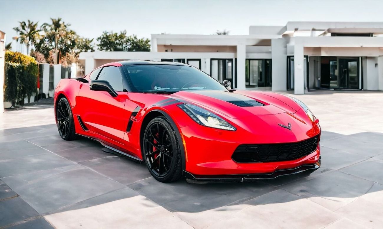 Chevrolet Corvette Grand Sport AED 4430 PM | CORVETTE C7 GRAND COUPE 2017 | GCC | TOP RANGE | LADY DRIVEN