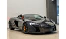 McLaren 650S 2015 McLaren 650S Spider Sapphire Black, McLaren Warranty-Service History, GCC