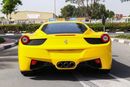 فيراري 458 Std 4.5L GCC SPEC NEAT AND CLEAN