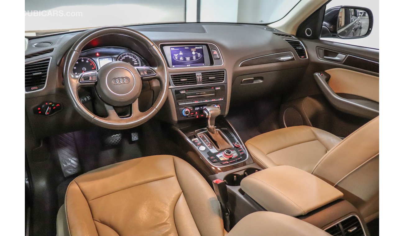 Audi Q5 3.0L (Full option) 2014 GCC under Warranty with Zero Down-Payment.
