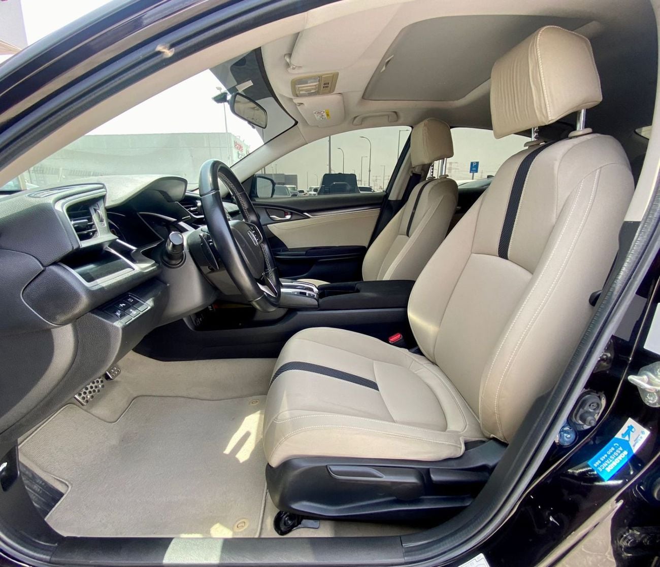 Honda Civic LX Sport 1.6L 830/-Monthly l GCC l Sunroof, Cruise, Camera l Accident Free