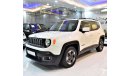Jeep Renegade FULL SERVICE HISTORY! LOW MILEAGE JEEP Renegade LONGITUDE 2017 Model!! White Color! GCC Specs
