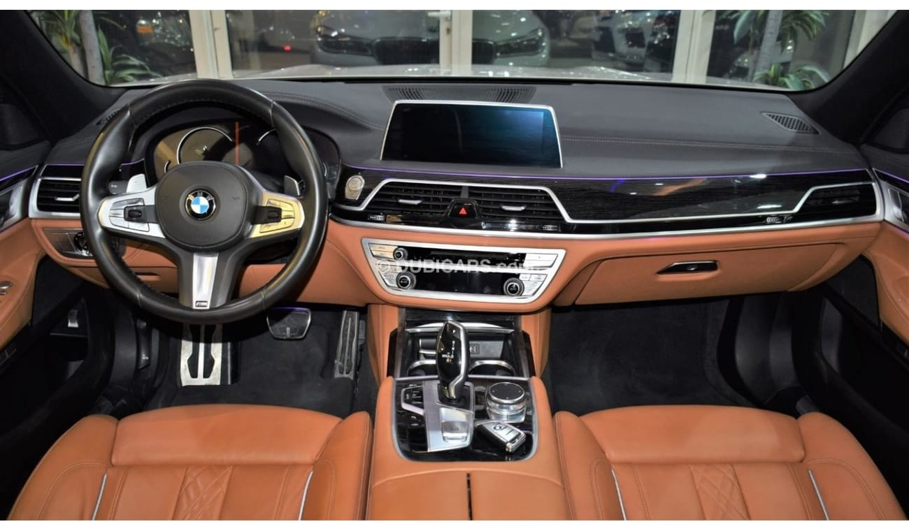 بي أم دبليو 740Li EXCELLENT DEAL for our BMW 740Li M-Kit 2018 Model!! in White Color! GCC Specs
