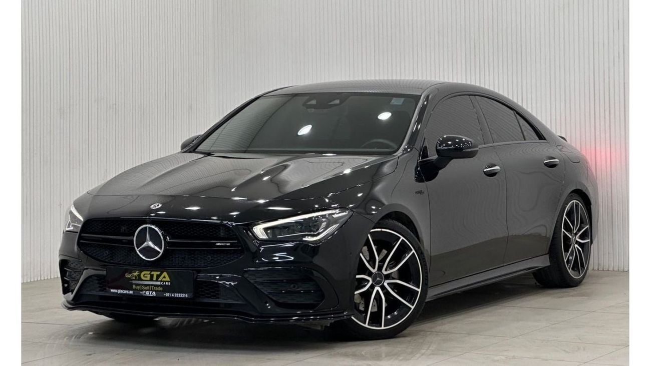 مرسيدس بنز CLA 35 AMG 2021 Mercedes Benz CLA35 AMG 4MATIC, Aug 2026 Mercedes Warranty, Aug 2025 Mercedes Service Pack, Low