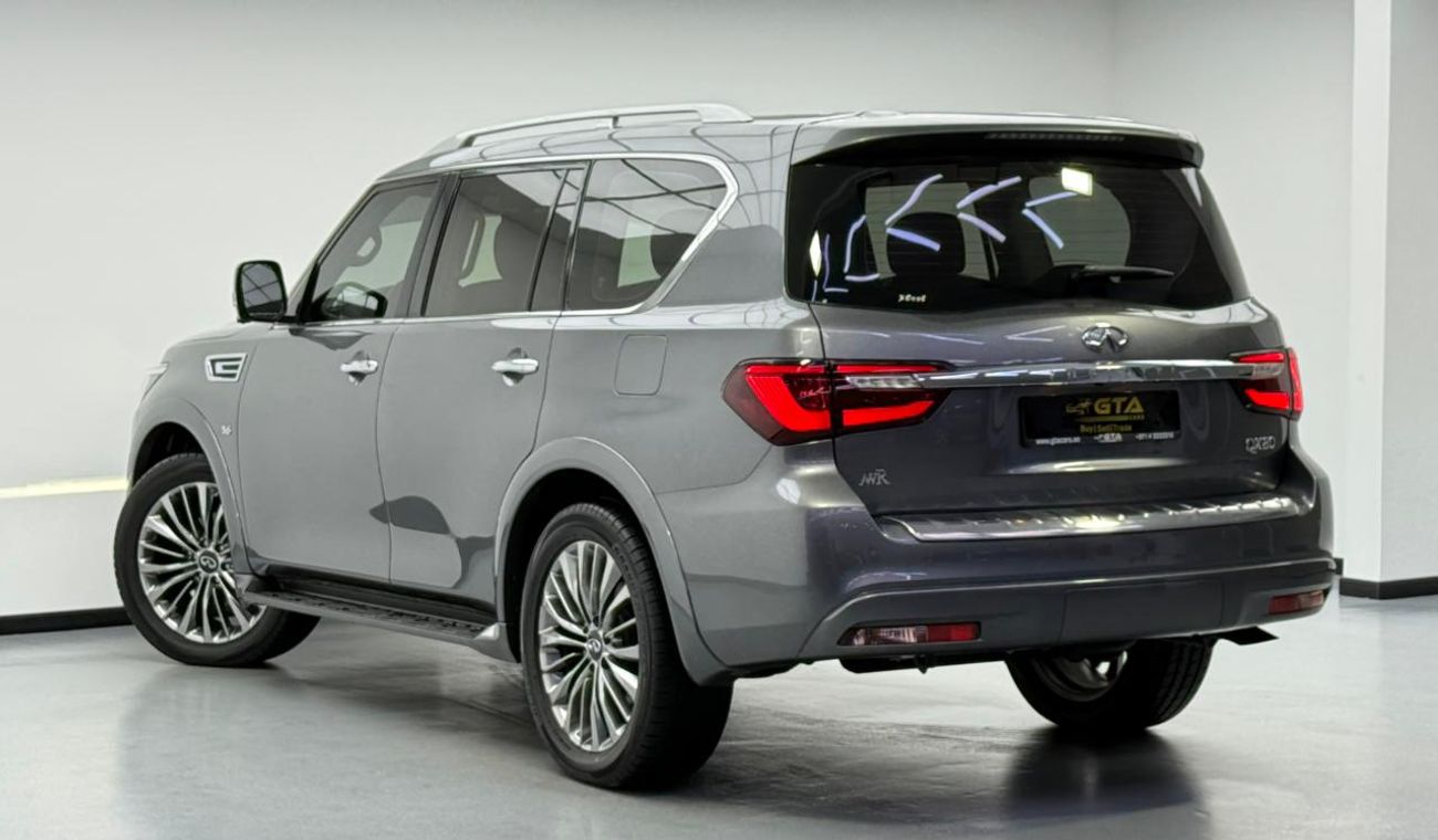 Infiniti QX80 Luxe 7st 5.6L 2020 Infiniti QX80, 2026 Infiniti Warranty, Full Infiniti Service History, Very Low Km