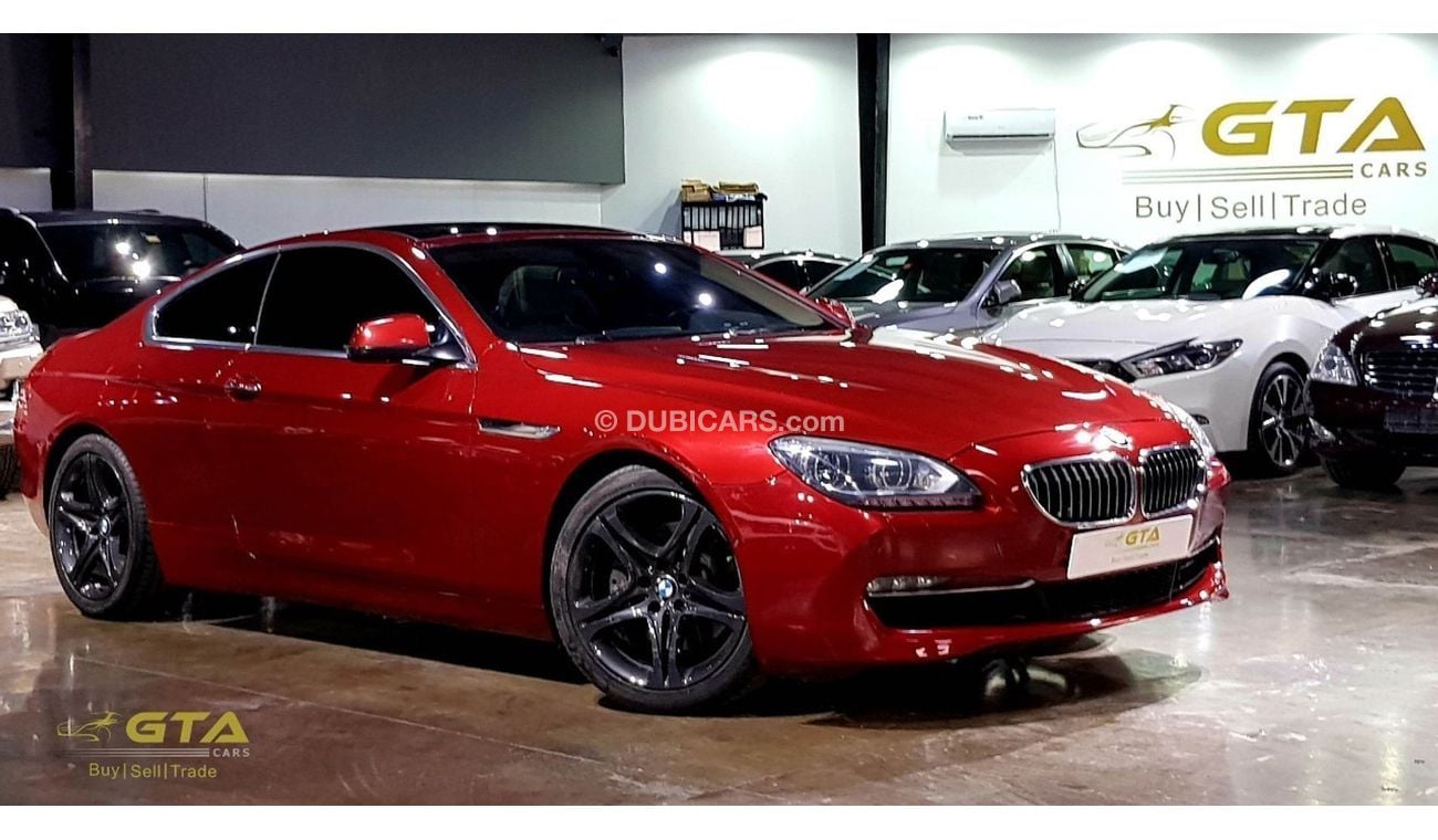 بي أم دبليو 640i "RESERVED" 2012 BMW 640i Coupe, Service History, GCC