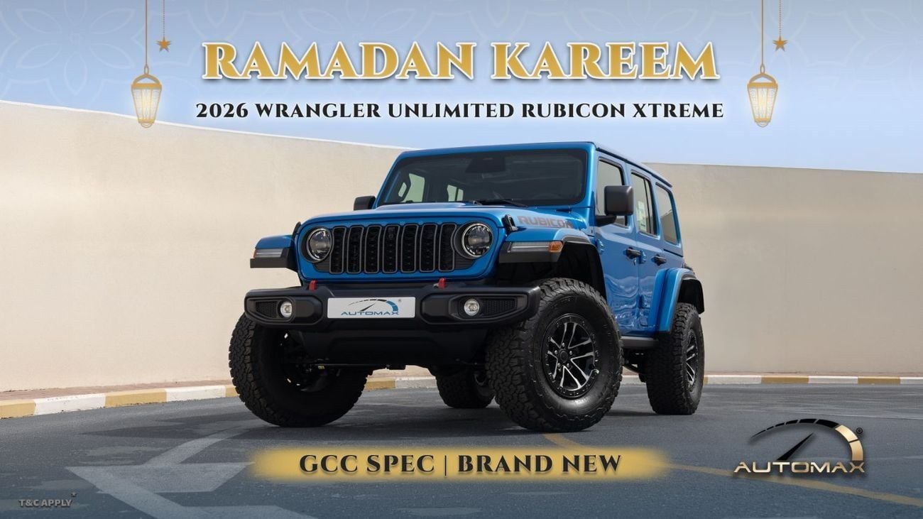 Jeep Wrangler Unlimited Rubicon XTREME 2.0T 2026 4x4 GCC 0Km With 3 Years Or 60,000Km Warranty @Official Dealer