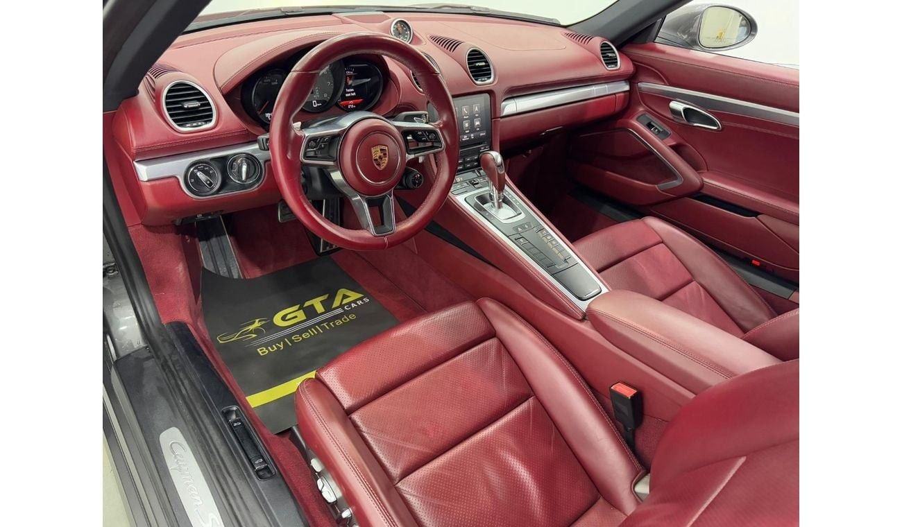 Porsche 718 Cayman S 2.5L A/T 2018 Porsche 718 Cayman S, Warranty, Full Service History, Low Kms, GCC