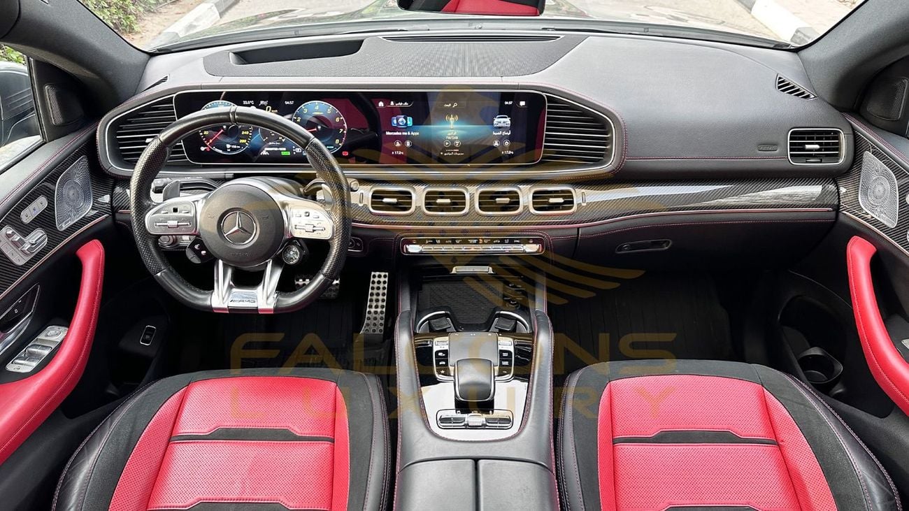 مرسيدس بنز GLE 53 AMG COUPE 4MATIC+ مرسيدس بنز GLE 53 كوبيه موديل 2021، طلاء أصلي، مواصفات AMG الخليجية
