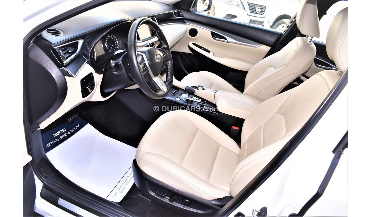 Infiniti QX50 AED 1839 PM | 2.0L TC LUXURY GCC DEALER WARRANTY