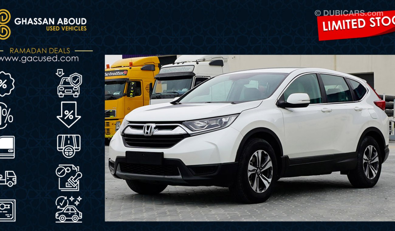Honda CRV CERTIFIED VEHICLE WITH DELIVERY OPTION;CRV(GCC SPECS)FOR SALE WITH DEALER WARRANTY(CODE : 00820)