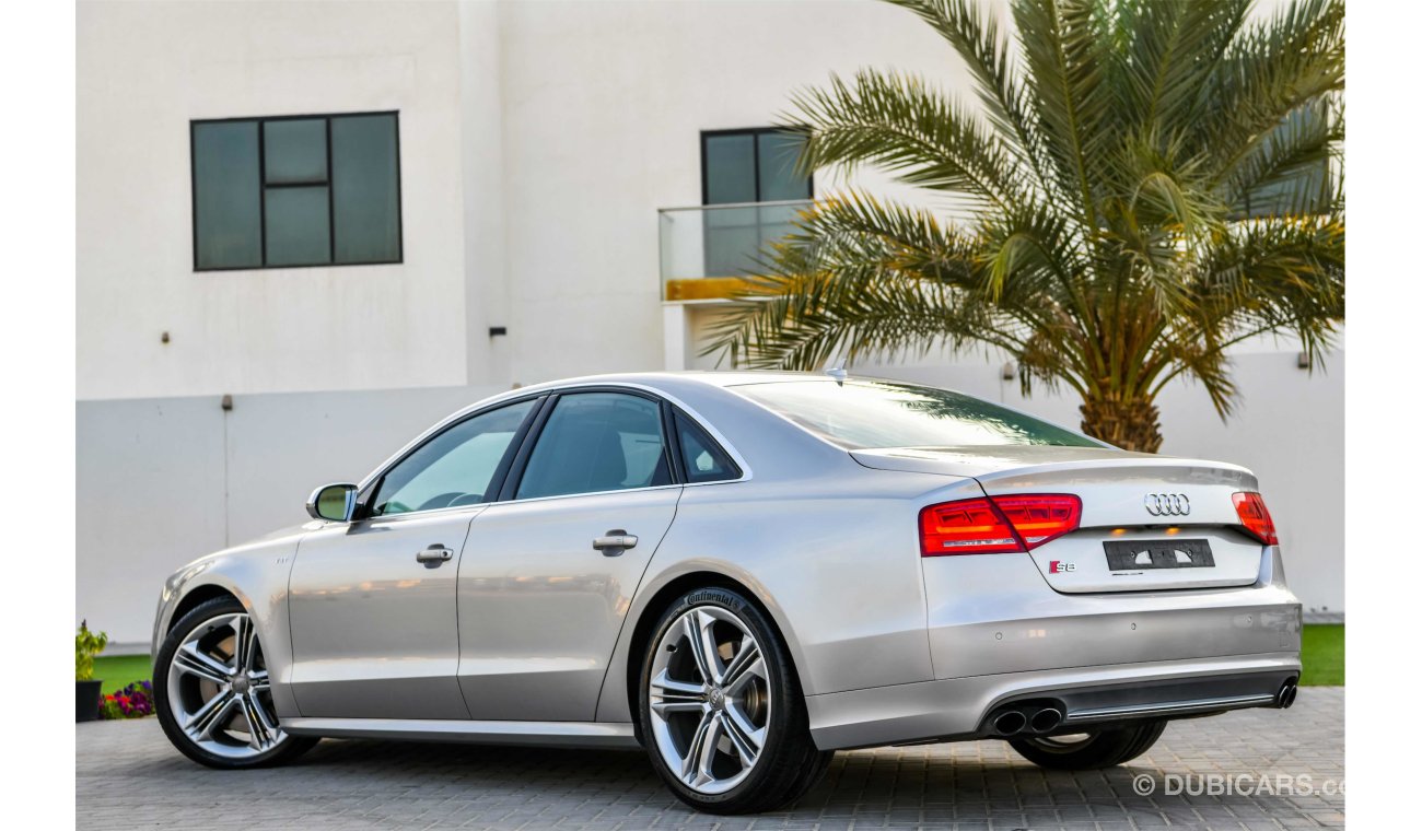 Audi S8 2 Years Warranty - Audi S8 4.0L V8 - 2014 -  AED 3,113 per month - 0% Downpayment