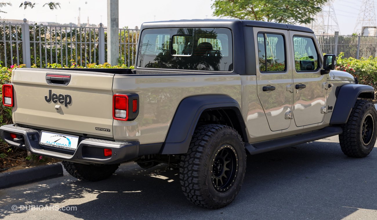 Jeep Gladiator 2020  Sport 4X4, 3.6L V6 GCC, 0km , W/ 3 Yrs or 100K km Warranty @ Trading Enterprises