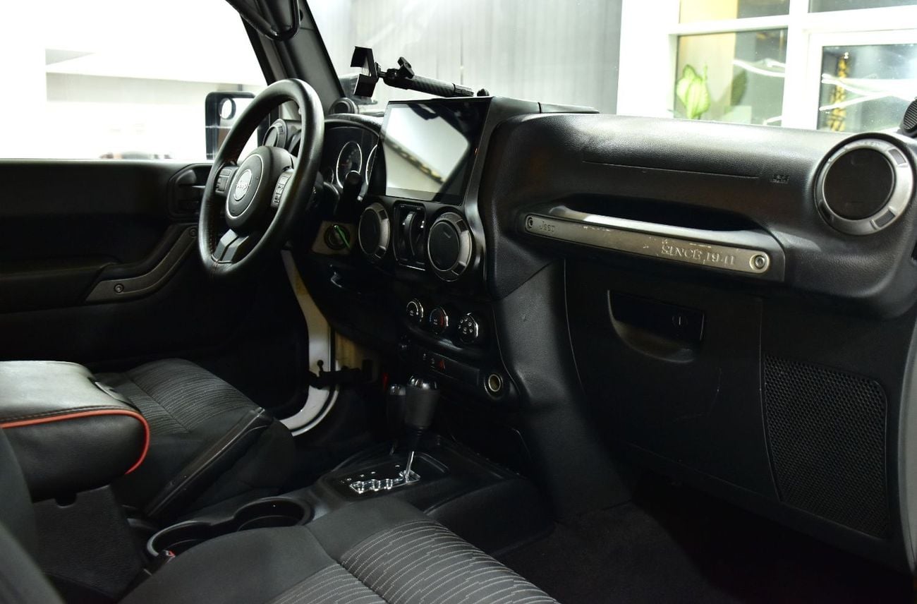 Jeep Wrangler EXCELLENT DEAL for our Jeep Wrangler Sport ( 2012 Model ) in White Color GCC Specs