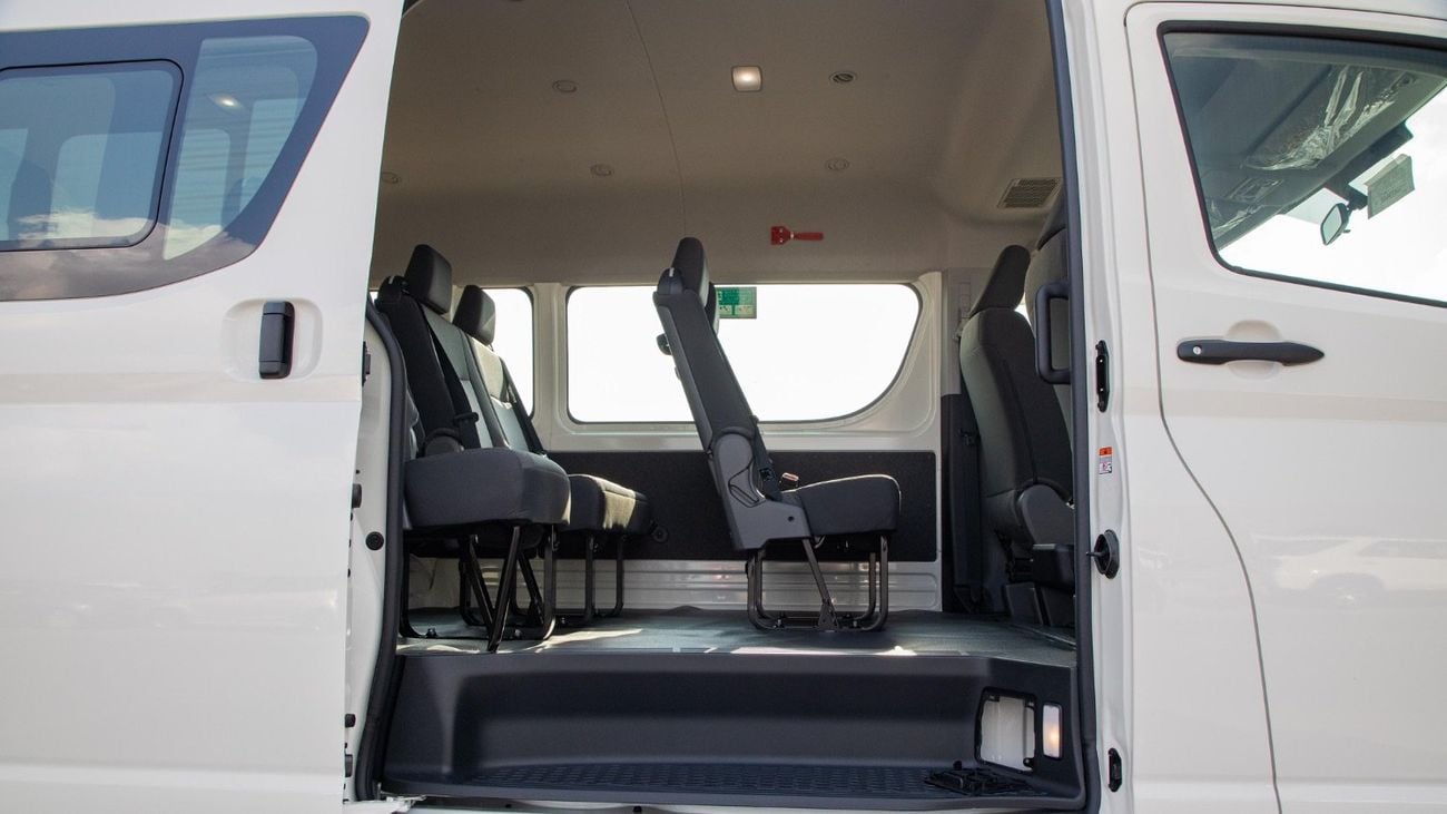 تويوتا هاياس 2025 TOYOTA HIACE 3.5L HIGHROOF PASSENGER 13 SEATER PETROL AUTOMATIC TRANSMISSION