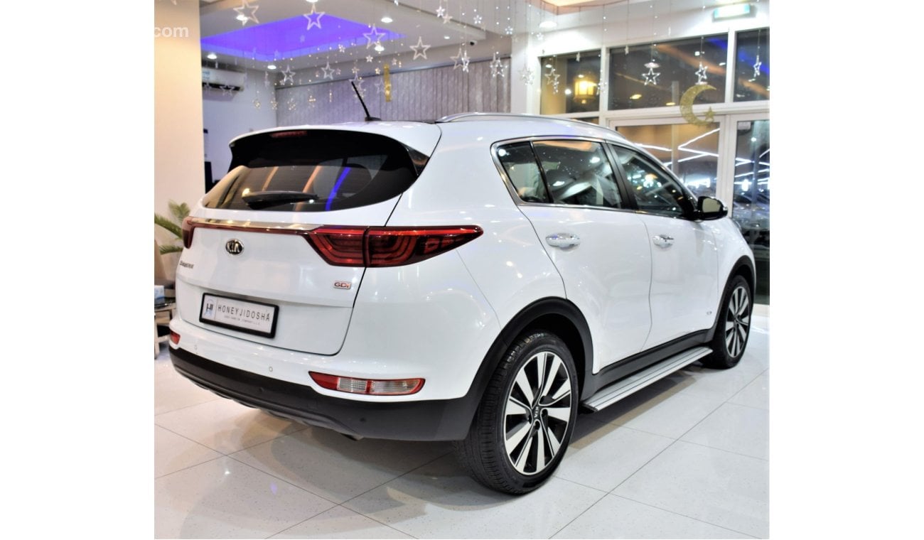 Kia Sportage ORIGINAL PAINT ( صبغ وكاله ) KIA Sportage AWD ( GDi ) 2017 Model!! in White Color! GCC Specs