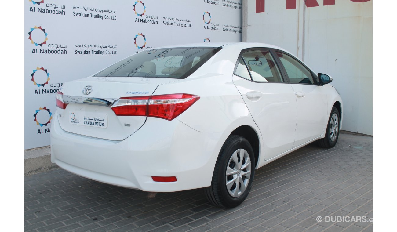 Toyota Corolla 1.6L SE 2016 GCC DEALER WARRANTY AND FREE INSURANCE