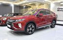 Mitsubishi Eclipse Cross EXCELLENT DEAL for our Mitsubishi Eclipse Cross ( 2018 Model ) in Red Color GCC Specs