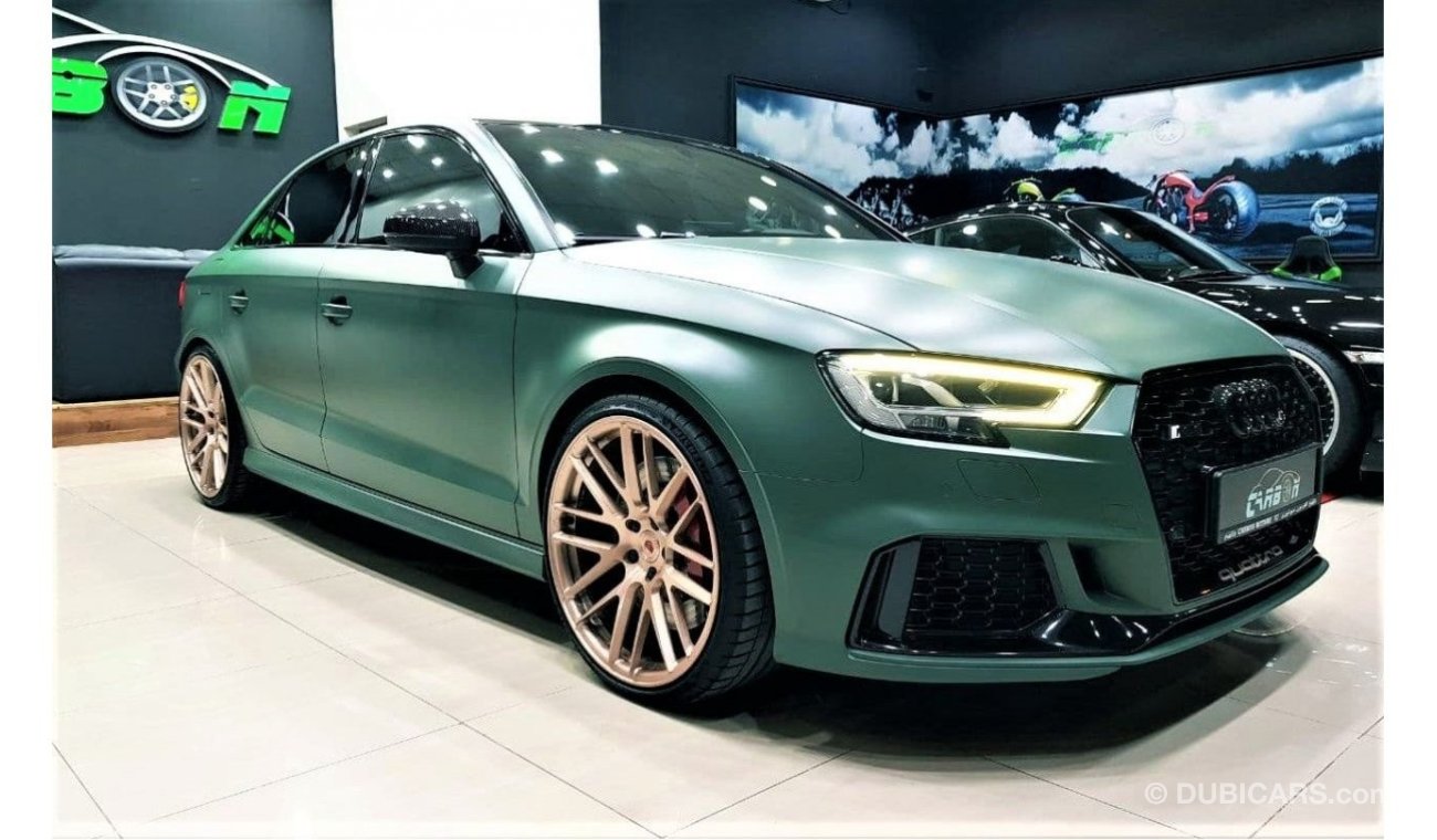 Audi RS3 AUDI RS3 2017 MODEL GCC FULL SERVICE HISTORY STILL UNDER WARRANTY FROM AL NABOODA AND SERVICE CONTRA