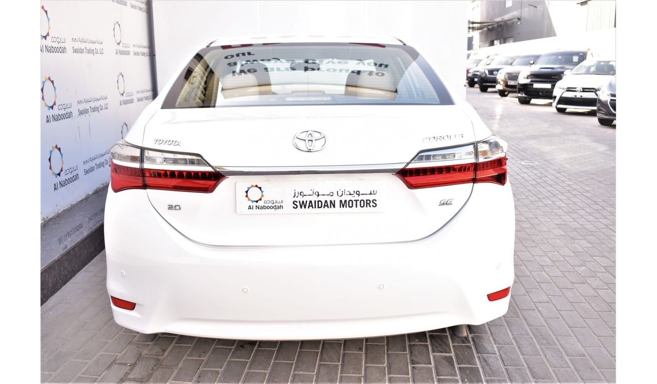 Toyota Corolla 2.0L SE GCC 2019 DEALER WARRANTY