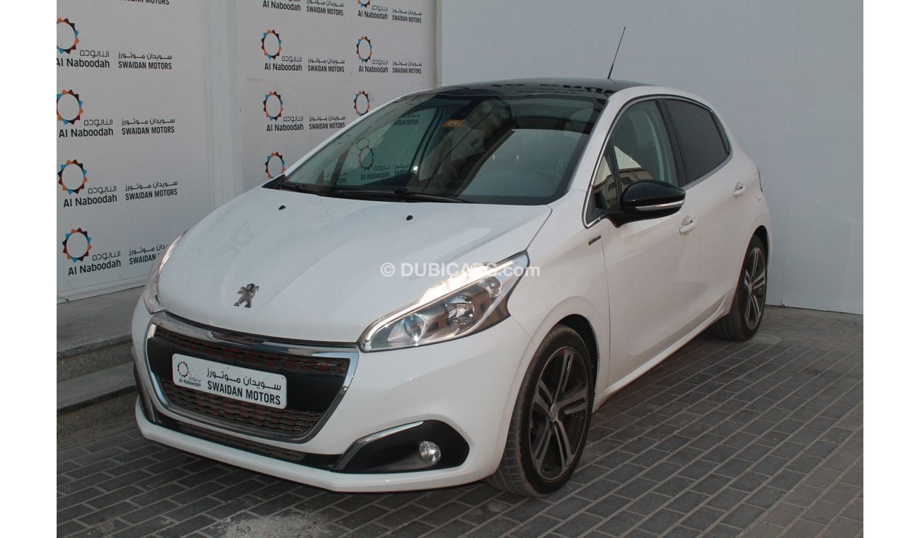 Peugeot 208 1.6l gt line 2016 model low mileage