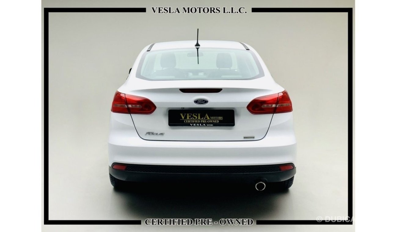 Ford Focus LEATHER SEATS + NAVIGATION + ALLOY WHEELS / GCC / 2018 / UNLIMITED MILEAGE WARRANTY!! / 672 DHS P.M