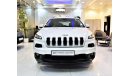 جيب شيروكي *FULL SERVICE HISTORY* Jeep Cherokee Longitude! 2015 Model in White Color! GCC Specs