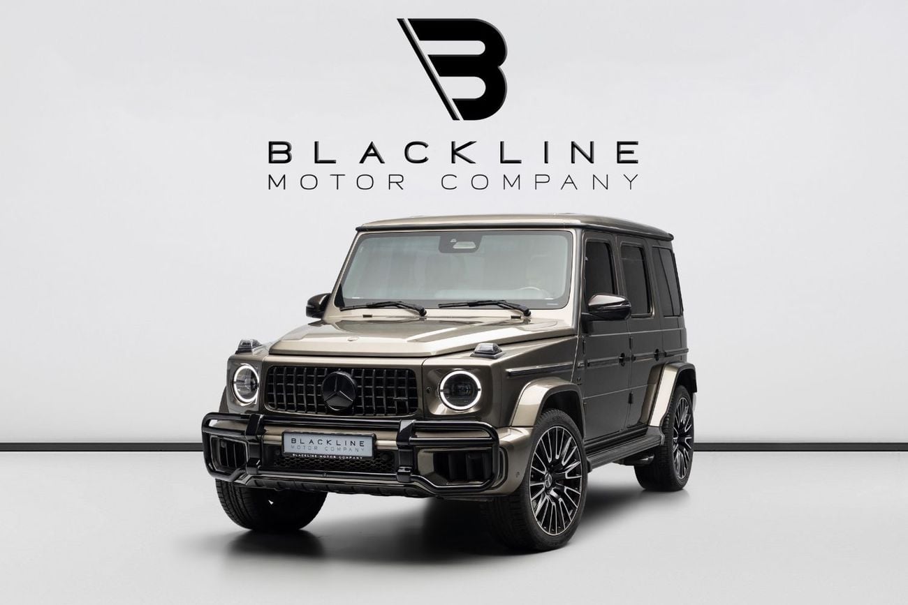 Mercedes Benz G63 AMG STD BUY NOW, PAY 2027 | THE BLACKLINE STANDARD | 2029 Mercedes Warranty + Service Contract, GCC
