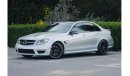 Mercedes-Benz C 63 AMG 2009 model GCC, 8-cylinder GCC, full option, full hatch, carbon fiber, automatic transmission, milea