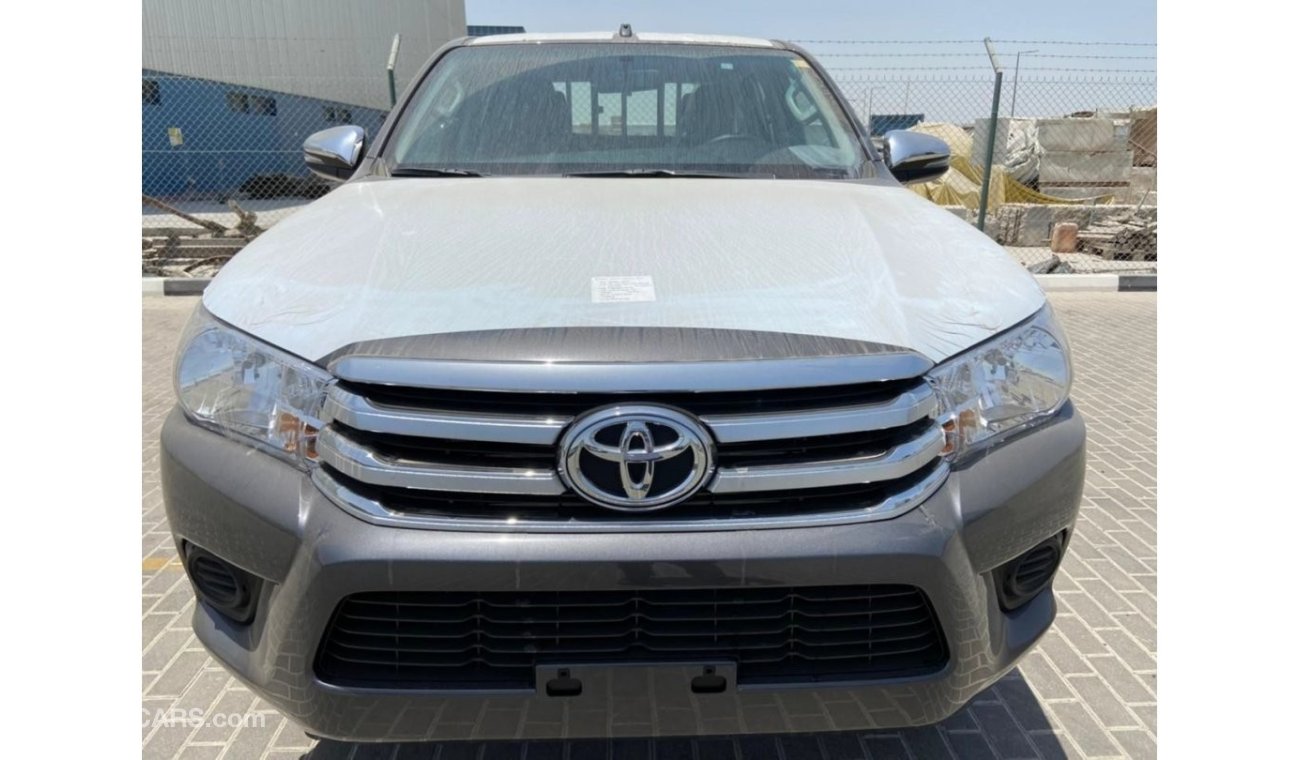 تويوتا هيلوكس DC DIESEL 2.4L 4x4 6MT Plast Bump, AC, 6STR, AIR COMP, 2SPK, 2ABG, AVAILABLE IN COLORS