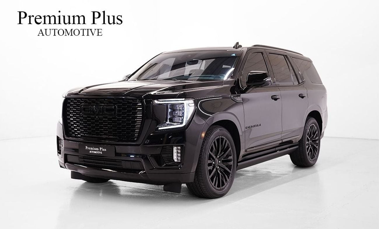 GMC Yukon 6.2 V8 Denali (AWD) 2023 GMC Black Edition, 2028 GMC Warranty + Service Pack, Captain Seats, 7 Seate