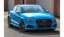 Audi S3 Exclusive Color GCC 2018 under Agency Warranty with Zero Down-Payment.