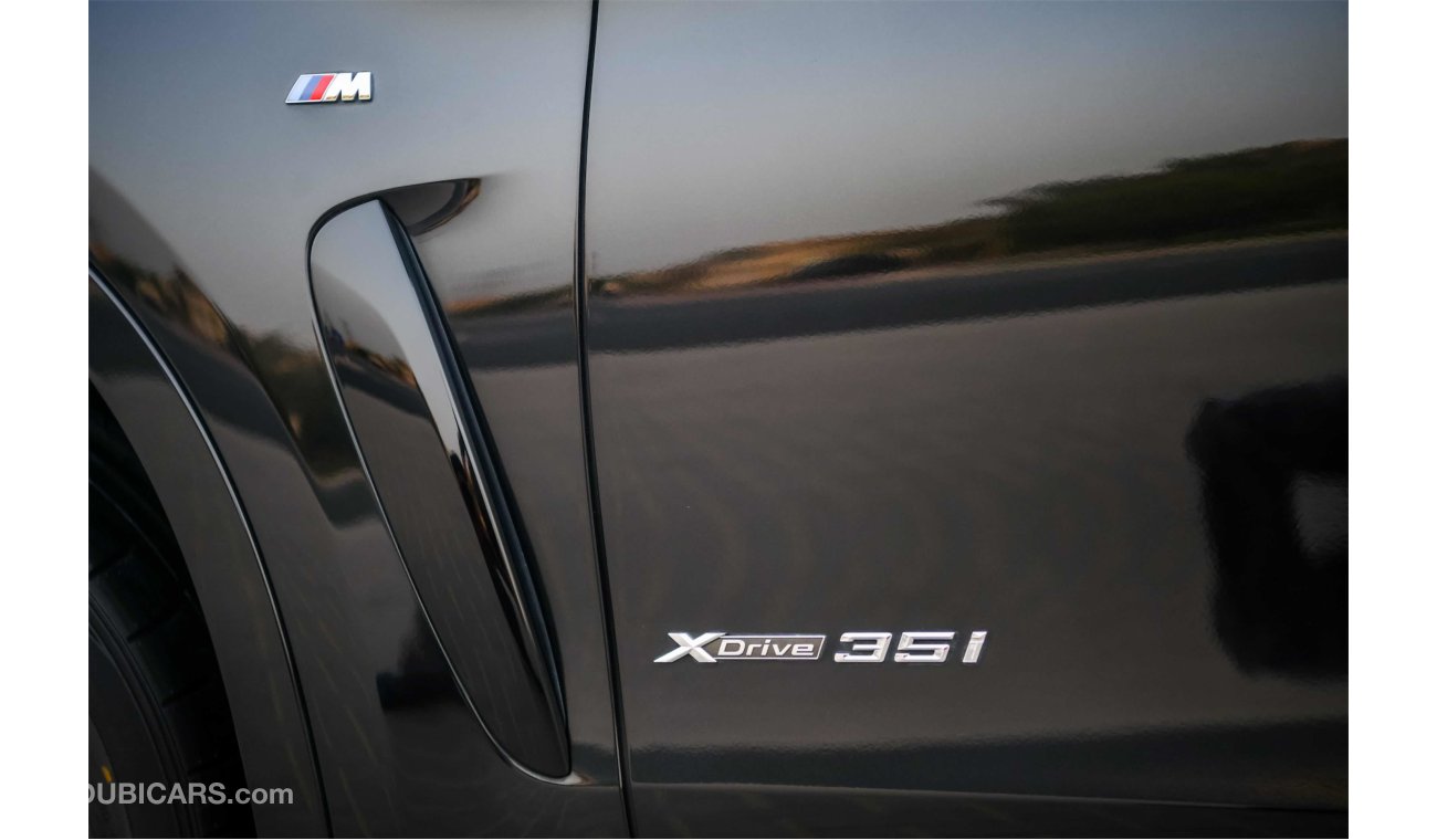 بي أم دبليو X6 M V6 sport agency warranty and service till 2021 - GCC - AED 3,310 Per Month - 0% DP