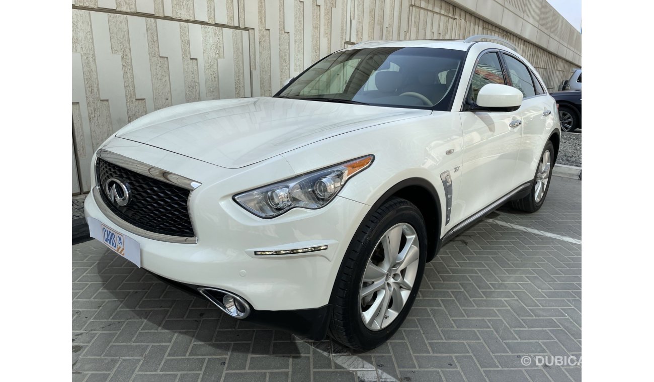 Infiniti QX70 LUXURY 3.7L | GCC | EXCELLENT CONDITION | FREE 2 YEAR WARRANTY | FREE REGISTRATION | 1 YEAR FREE INS