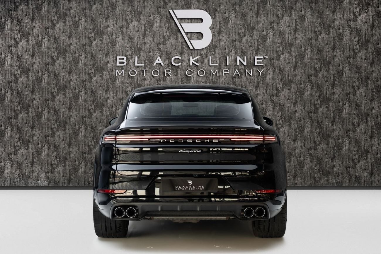 Porsche Cayenne STANDARD BUY NOW, PAY LATER | THE BLACKLINE STANDARD | 2027 Porsche Warranty, Low KM's, GCC