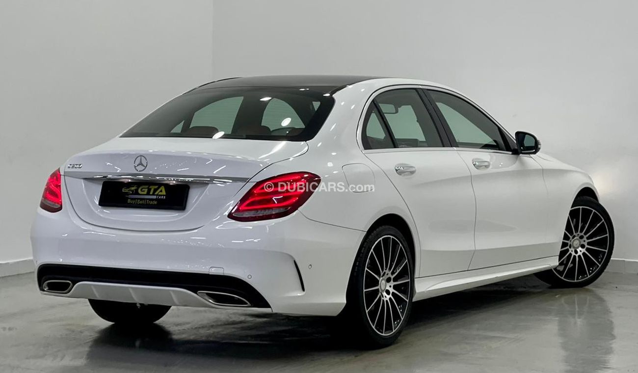 Mercedes-Benz C 200 AMG Pack 2017 Mercedes Benz C200 AMG Line, Full Service History, GCC