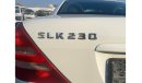 مرسيدس بنز SLK 230 موديل 2004 كومبرسير خليجي بحالة ممتازة 4 سلندر عداد المترات 111000km