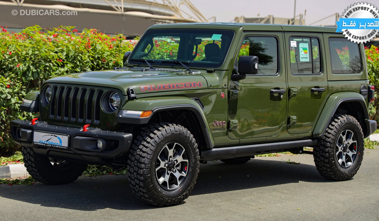 Jeep Wrangler Unlimited Rubicon V6 3.6L , GCC , 2022 , 0Km , (ONLY FOR EXPORT)