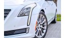 Cadillac CT6 V6 | AED 2,135 Per Month | 0% DP | Immaculate Condition