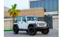 Jeep Wrangler Unlimited  | 2,037 P.M | 0% Downpayment |  Immaculate Condition!