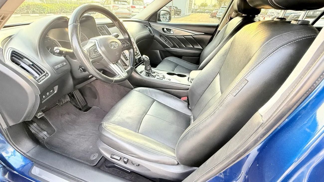 إنفينيتي Q50 LUXE 2.0 turbo GCC Specs, excellent condition