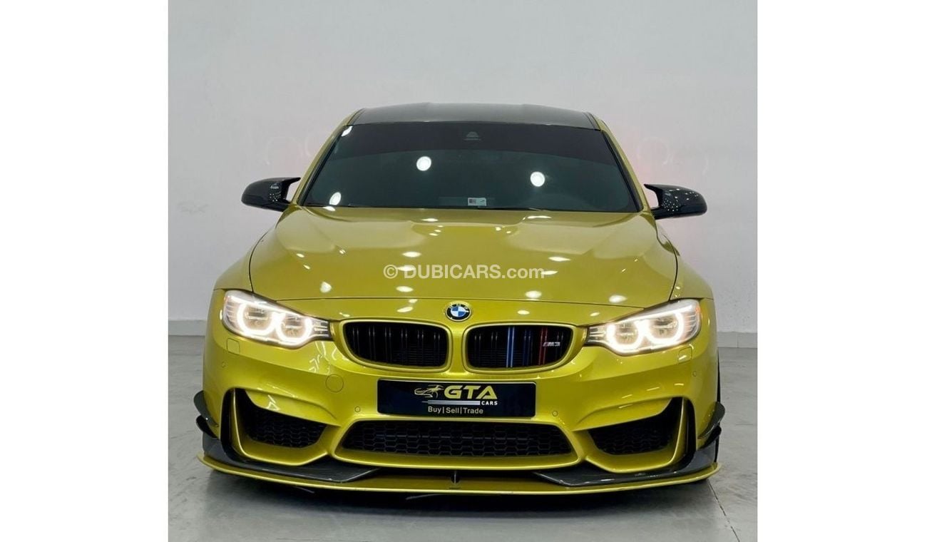BMW M3 Std Std Std Std 2016 BMW M3(F80)-BMW Warranty-Full Service History-Service Contract-GCC.